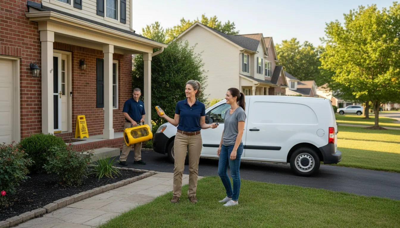 Residential water damage restoration in Sedgwick, CO